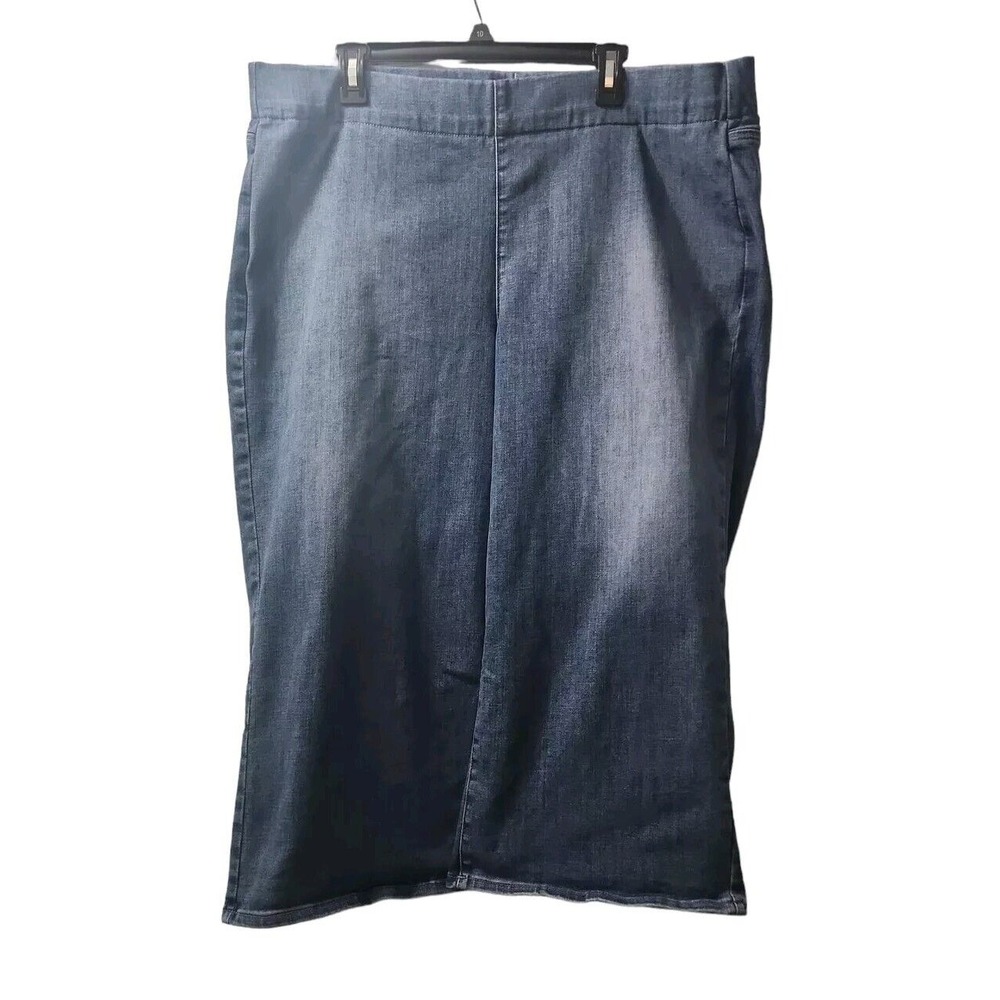 NYDJ‎ Denim Capri Pull On Stretch Plus Size 18W